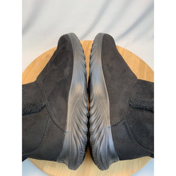 Tony Little Cheeks Fit Size 6 Body Sport Boots Side Zip Faux Fur Black - Picture 5 of 7